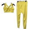 ERHTGUO Tuta da Palestra Due Pezzi Set Yoga Fitness Donna Tinta Unita Super | Set yoga fitness donna tinta unita super resistente slim fit abbigliamento sportivo corsa abbigliamento allenamento