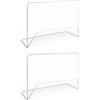 KMTNERVG Porta da calcio, 2 pezzi, con reti, 182 x 61 x 122 cm, in acciaio, bianco