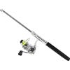CCYLEZ Canna da Pesca Telescopica Mini Portatile con Mulinello, 20cm