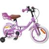 SYDE Bicicletta per bambini, 12 pollici, viola, 2-4 anni