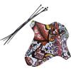 TINEASUR Parafanghi Bici Set 1 Coppia Frontale e Posteriore Pp Nero | Angolo Regolabile, Alta Resistenza, per Ruote di Mountain Bike e Strada, Design Originale