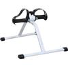 KFPOERTFGD Mini cyclette per allenamento di braccia e gambe, compatta con resistenza regolabile, per scrivania e casa, argento