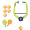 NEWFT Allenatore di tennis da tavolo appeso | Pagaie e palline portatili per giochi di pingpong indoor, set duraturo per allenamento, sopra la porta