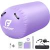 FBSPORT Air Roll gonfiabile, 100 x 60 cm, cilindri gonfiabili, tappetino da ginnastica, tappetino sportivo per la casa, con borsa per il trasporto, per attività all'aperto e fitness