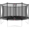 BERG Favorit Trampolino Regular | Safety Net Comfort | Trampolino rotondo da giardino per bambini | Telo per saltare Airflow | Piume SoloSpring | Copertura del bordo resistente ai raggi UV
