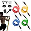 Generico Bande Elastiche Da Allenamento per e Stretching Muscolare | Set Di Bande Tubolari Per Allenamento Casa, Palestra, Yoga, Pilates, Fitness, Scuola, Giovani, Adulti E