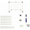SheerFaring Porta da Calcio Bambini Rete Calcio Mini Porta Allenamento Pratica con Telaio Pvc Robusto Struttura Stabile Montaggio Rapido Smontabile Trasporto, 70 30 56CM