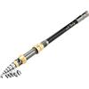 Tufgo Canna da pesca portatile di viaggio 44cm chiusa per l'escursionismo | Si ripiega fino a 44 cm, si adatta a zaini, ideale per escursioni, struttura in fibra di carbonio, peso ultraleggero 322 g