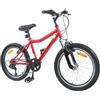 SYDE Bicicletta per bambini, 20 pollici, 6 velocità, nera