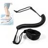 GUAKOVRAN Leash Surf a spirale, 5 mm TPU anti-groviglio per Sup & Surf | 5 mm TPU doppi perni ultraleggeri 110 g cinturino alla caviglia in neoprene, sgancio rapido, per SUP & Surf