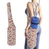 Hiseng Borsa per Tappetino da Yoga,Stampa | Aperta Tote Bag in Tela Leggera, Custodia Pieghevole con Tasca Posteriore Invisibile per Fitness, Viaggi, Yoga all'Aperto
