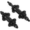 SECFOU DIY Wheel Build hubs per Bicicletta, Set da 2, mozzo Anteriore Freno a Disco, 36 Fori, ASSE filettato in Metallo Nero, per Costruzione Ruota e Bici da Montagna