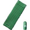 KMUNGDWG Materassino autogonfiante, spessore 10 cm, con cuscino integrato, nylon 40D con rivestimento in TPU, impermeabile, pompa a pedale inclusa, gonfiaggio rapido in 90-120 secondi, portatile