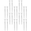 MAGICLULU 100 Pezzi Tee da Golf Golfs Tees Scala Legno Argento Portatile e Leggero