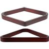 BATHVEVE 2 Pezzi Triangolo da Biliardo in Legno, Rack per Palline a Triangolo e Rombo, per 9 Ball, Accessori per Tavolo da Snooker, Sale Giochi e Locali Commerciali