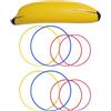 SEWOART Banana Gonfiabile per Gioco di Lancio, in Plastico Colore Casuale | Decorazione per Palco e Foto, Design Realistico e Creativo, Adatto a Giochi in Piscina Colore Casuale