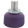 INOOMP Freno per Pattini Rotelle Roller Skate Stops Gomma e Metallo Regolabile Filetto 15,5mm Stelo 27mm per Quad Skates per Pista e Pattinaggio Outdoor