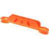 TOPPERFUN Fishing Cord Winding Board, Fishing Line Winder in Plastico e Gomma, Arancia, Compatto e Portatile, per Lenza e Spinning Rods, per Viaggi di Pesca