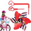 Generisch Girandola per Manubrio dei Bambini - per Bicicletta, Giocattolo Mulino a per Bambini, Decorazione Mini Spinner | Colori Vivaci Cartone Animato, Facile Installazione sulla Maggior Parte