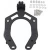 Generic Staffa di Navigazione per Moto per Davidson XL883 2007-2022 | Supporto per moto in alluminio, staccabile, alluminio + acciaio