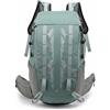 KiBcsLic Zaino da Trekking Zaino Escursionismo Zaino da Viaggio Zaino Nylon E Poliestere con Comfort di Lungo Periodo Adatto a Escursioni Pendolarismo Gite di, Verde, Verde