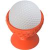 Generisch Spazzola portatile per palline da golf, in morbido silicone | Pulitore per palline da golf con base a ventosa, accessorio portatile da golf, supporto multifunzione per la pulizia delle