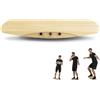 Generico Tavola Equilibrio Legno，Pedana Basculante 360° Per Scrivania In Piedi | Tavola di equilibrio in legno, tavola a dondolo a 360°, scrivania in piedi, allenamento per la forza del core, supporto