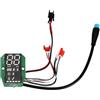 Generic 36V350W Scheda Bluetooth for Bici elettrica Schermo LED Display Digitale Parti di Ricambio for Biciclette Accessori for Ciclismo
