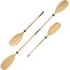 John Paddle let's rOAR www.johnpaddle.com 1 pezzo o 2 pezzi (1 paio) kayak asimmetrico doppio pagaia 2 pezzi a forma di foglia asimmetrica (235 cm) - produzione ecologica UE
