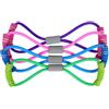 POPETPOP Fascia Elastica Piatta per Allenamento Resistenza, Pilates e Terapia | Tessuto Lattice, Colore Porpora, Portatile e Flessibile, per Esercizi di Forza, Yoga e Riabilitazione
