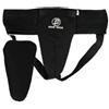 Krav Maga Nera da Donna Elasticizzato Cotone Inguine Protezione W/Coppa - Nero, L