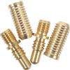 Toddmomy 2 Set Set di Viti Resistenti all'Usura e Difficili da Deformare per Giunti di Stecca da Biliardo in Rame Accessori Oro per Gioco di Biliardo