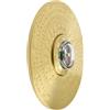 Besttoolifes Tasca in ottone per bussola Besttoolifes Brass Pocket | 8 x 8 x 1 cm, materiale in ottone di qualità, lavorazione CNC, design in stile cinese, per escursionismo, campeggio, ufficio