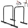 COSTWAY Parallele Calisthenics Regolabili | Parallele Dip Fitness con Altezza e Larghezza Regolabili e Impugnature Antiscivolo, Barre DIP per CrossFit e Ginnastica