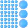 FRCOLOR 50 palline da ping pong, 1,57'' (4 cm) per giochi di | Palline da ping pong in plastica, palline da tavolo per giochi, progetti artistici fai-da-te, attività patriottiche