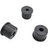 Tufgo Set di boccole in plastica da 32 mm, 8 pezzi, nero, per attrezzature da palestra, rotazione fluida, accessorio per il fitness, attrezzatura per l'allenamento a casa