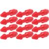 TOPPERFUN 12 Pezzi Inserto a Forcella per Subacqueo, Accessorio in Plastica Rosso, per Pesca Subacquea e Pesca, Compatibilità