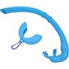 VlHpnpe Boccaglio ergonomico in silicone, tubo ad asciugatura rapida per immersioni professionali ed esplorazione in silicone, tubo galleggiante per respirazione sommergibile
