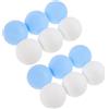 Toyvian 100 Pezzi Palline da Ping Pong Colorate Opache 40mm in Pp Leggere Senza Scritte per Lezioni Creative e Sessioni di Lavori Manuali