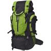 KMUNGDWG Zaino da escursionismo XXL da 75 l, colore nero e verde, impermeabile, in poliestere 600D, ideale per viaggi e attività all'aperto, con cintura regolabile e molte tasche, verde, 75 l, Minimalista
