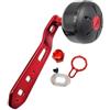 Tufgo Manico in carbonio leggero per Daiwa Tatula per abu Garcia Baitcaster 110 mm Rocker Arm Ricambio (mano sinistra rossa)