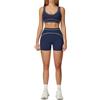 ERHTGUO Tuta da Yoga Donna Reggiseno Sportivo Legging a Vita Alta | Reggiseno sportivo a vita alta Legging Pantaloncini Completo da palestra Set Fitness Corsa Allenamento Abbigliamento