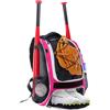 Xasbseulk Zaino da Baseball, Borsa da Mazza - Borsa per attrezzatura | Baseball & Softball | Zaino per Giovani, Borsa Attrezzature, impermeabile, resistente agli strappi, Grande