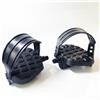 Tufgo Pedali magnetici per cyclette da 9/16 pollici, per ciclismo indoor, fitness, con controllo della resistenza liscia, materiale in polipropilene nero, 30 x 30 cm (9/16PP)