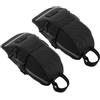 SHINEOFI 2 Pezzi Borsa Sottosella per Mountain Bike in Nylon Nero, Borsa da Ciclismo Pratica e Resistente per Sport All'aperto, Migliora L'efficienza di Guida Riducendo Carico