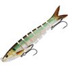 Tufgo Esche da pesca snodate da 135 mm per spigola, trota, luccio, multi-segmento con sonagli interni e rivestimento 3D UK (4#)