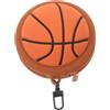HANABASS Portamonete Pallone da Basket in Silicone, Custodia per Auricolari e Monete, Colore Caffè, Portatile, per Scuola e Uso Quotidiano
