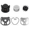 GPJTJROL for alloggiamento Kit girante Pompa Acqua OMC Cobra 984461 983895 | Raffreddamento fuoribordo, pala in gomma, for meccanica marina, con involucro, sostituisce OEM