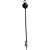 GOOTHDY Cavo Metallico per Macchina per puleggia per Fitness, Cavo Metallico in Acciaio, Spessore 5 mm, 1/2 / 3/4 / 5 m, Cavo per Palestra, Cavo Metallico per puleggia in Acciaio Resistente