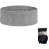 Jyinelx 1 cintura da corsa per cellulare, elastica, traspirante, per jogging, grigio quarzo, taglia S